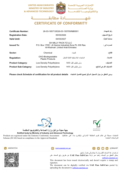 ECAS LD certificate preview